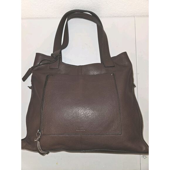 EUC Vince Camuto Corla Tote Handbag Brown 14.5x12x3 $198 - Picture 3 of 8
